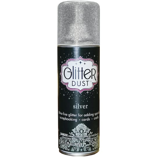 Glitter Dust Ultra Fine Spray Silver 3.39 oz.